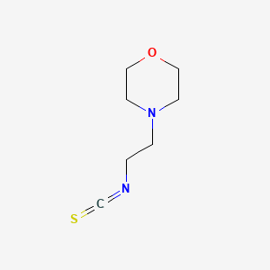molecular formula C7H12N2OS B1267193 2-吗啉乙基异硫氰酸酯 CAS No. 63224-35-1