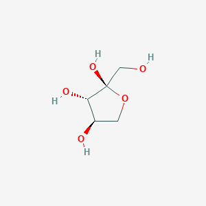 molecular formula C5H10O5 B12671953 alpha-D-Xylulofuranose CAS No. 119241-45-1