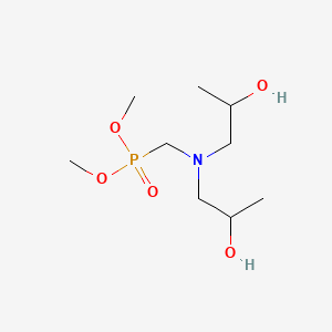 molecular formula C9H22NO5P B12671965 Dimethyl [[bis(2-hydroxypropyl)amino]methyl]phosphonate CAS No. 38843-86-6