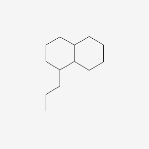 molecular formula C13H24 B1267207 1-propyl-decahydronaphthalene CAS No. 91972-45-1