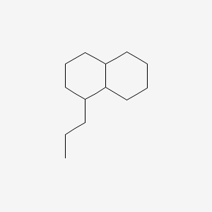 molecular formula C13H24 B1267207 alpha-n-Propyldecalin CAS No. 91972-45-1