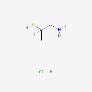 molecular formula C3H10ClNS B1267210 1-Amino-2-propanethiol hydrochloride CAS No. 4146-16-1