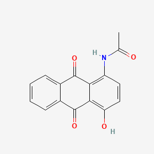 molecular formula C16H11NO4 B1267215 1-Acetamido-4-hydroxyanthraquinone CAS No. 7323-62-8