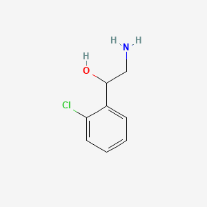 molecular formula C8H10ClNO B1267217 2-Amino-1-(2-chlorophenyl)ethanol CAS No. 23496-56-2