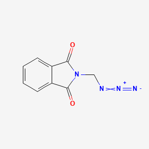 molecular formula C9H6N4O2 B1267218 Phthalimide, N-(azidomethyl)- CAS No. 26964-88-5