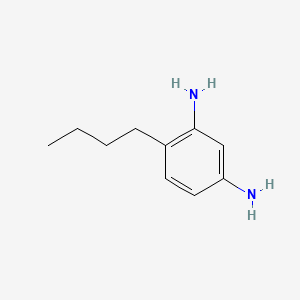 molecular formula C10H16N2 B1267220 1,3-Benzenediamine, 4-butyl- CAS No. 63921-07-3