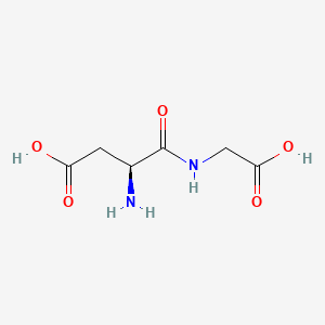 molecular formula C6H10N2O5 B1267223 (3S)-3-amino-3-((carboxymethyl)carbamoyl)propanoic acid CAS No. 3790-51-0