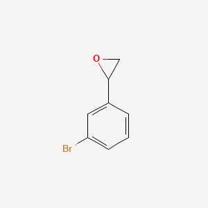 molecular formula C8H7BrO B1267227 2-(3-Bromophenyl)oxirane CAS No. 28022-44-8