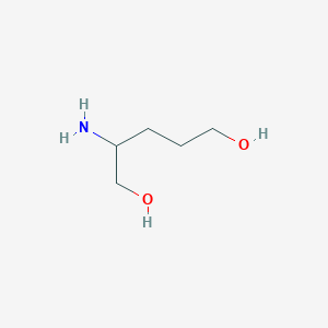 molecular formula C5H13NO2 B1267231 2-Aminopentane-1,5-diol CAS No. 21926-01-2
