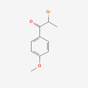 molecular formula C10H11BrO2 B1267232 2-溴-1-(4-甲氧基苯基)丙酮 CAS No. 21086-33-9