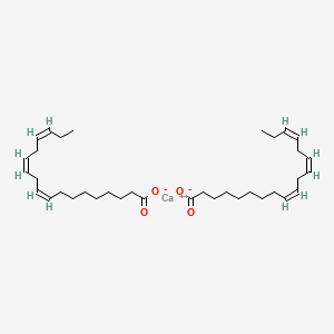 molecular formula C36H58CaO4 B12672326 Calcium (9Z,12Z,15Z)-9,12,15-octadecatrienoate CAS No. 22333-90-0