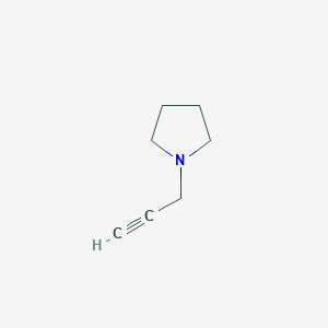 molecular formula C7H11N B1267235 1-(Prop-2-yn-1-yl)pyrrolidine CAS No. 7223-42-9