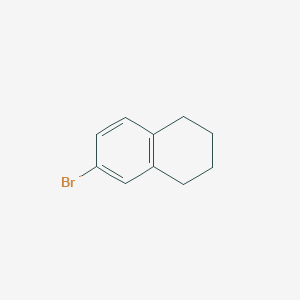 molecular formula C10H11B B1267236 6-Bromo-1,2,3,4-tetrahydronaphthalene CAS No. 6134-56-1