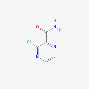 molecular formula C5H4ClN3O B1267238 3-Chloropyrazine-2-carboxamide CAS No. 21279-62-9