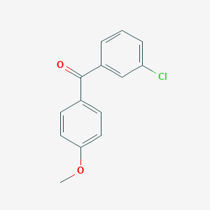 molecular formula C14H11ClO2 B126724 (3-Chlorophenyl)(4-methoxyphenyl)methanone CAS No. 13389-51-0