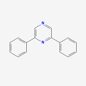 molecular formula C16H12N2 B1267240 2,6-Diphenylpyrazine CAS No. 25827-94-5