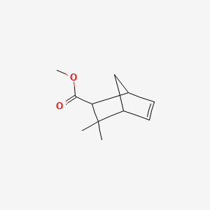 molecular formula C11H16O2 B12672422 Methyl 3,3-dimethylbicyclo[2.2.1]hept-5-ene-2-carboxylate CAS No. 83846-54-2