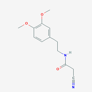 2-cyano-N-[2-(3,4-dimethoxyphenyl)ethyl]acetamide
