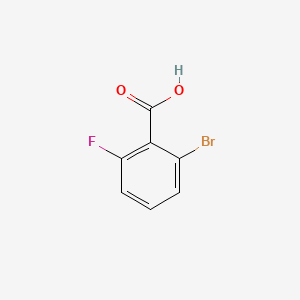 molecular formula C7H4BrFO2 B1267246 2-溴-6-氟苯甲酸 CAS No. 2252-37-1