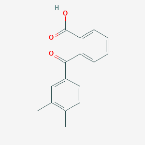 molecular formula C16H14O3 B1267253 2-(3,4-二甲基苯甲酰)苯甲酸 CAS No. 2159-42-4