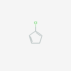 molecular formula C5H5Cl B12672589 2-Chloro-1,3-cyclopentadiene CAS No. 117273-18-4