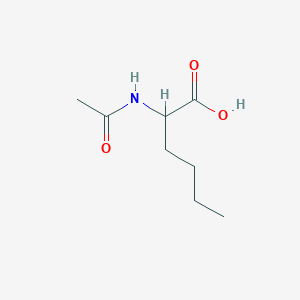 molecular formula C8H15NO3 B1267261 N-Acetyl-dl-norleucine CAS No. 7682-16-8