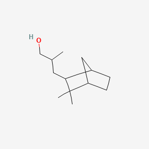 molecular formula C13H24O B12672617 beta,3,3-Trimethylbicyclo(2.2.1)heptane-2-propanol CAS No. 94291-52-8