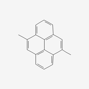 molecular formula C18H14 B12672637 4,9-Dimethylpyrene CAS No. 15729-79-0