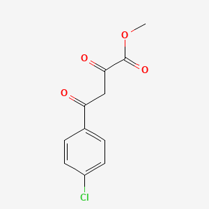 molecular formula C11H9ClO4 B1267265 Methyl 4-(4-chlorophenyl)-2,4-dioxobutanoate CAS No. 39757-35-2