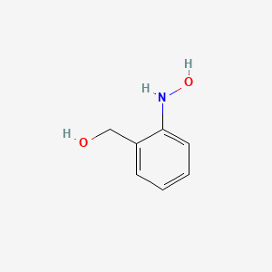 molecular formula C7H9NO2 B12672684 2-Hydroxymethylphenylhydroxylamine CAS No. 41882-63-7