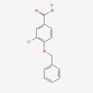 molecular formula C14H11ClO3 B1267269 4-(Benzyloxy)-3-chlorobenzoic acid CAS No. 106931-79-7