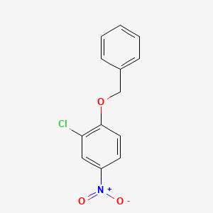 molecular formula C13H10ClNO3 B1267270 4-Benzyloxy-3-chloronitrobenzene CAS No. 50508-54-8