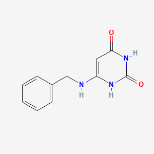 molecular formula C11H11N3O2 B1267271 6-(benzylamino)pyrimidine-2,4(1H,3H)-dione CAS No. 5759-80-8