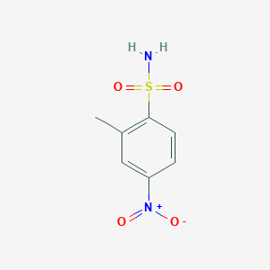 molecular formula C7H8N2O4S B1267277 2-Methyl-4-nitrobenzene-1-sulfonamide CAS No. 22952-19-8