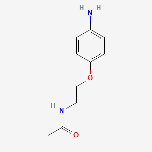 molecular formula C10H14N2O2 B1267279 N-[2-(4-aminophenoxy)ethyl]acetamide CAS No. 22404-15-5