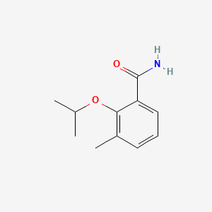 molecular formula C11H15NO2 B12672801 m-Toluamide, 2-isopropoxy- CAS No. 92147-00-7