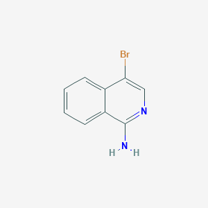 molecular formula C9H7BrN2 B1267284 4-Bromoisoquinolin-1-amine CAS No. 55270-27-4