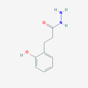 molecular formula C9H12N2O2 B1267289 3-(2-Hydroxyphenyl)propanohydrazide CAS No. 24535-13-5