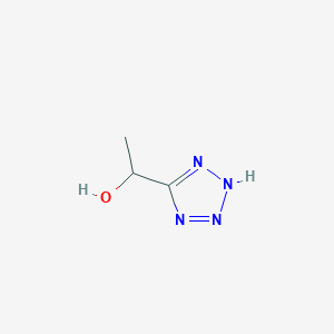 B126729 1-(1H-1,2,3,4-tetrazol-5-yl)ethan-1-ol CAS No. 155471-60-6
