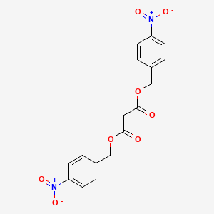 molecular formula C17H14N2O8 B1267293 Bis(4-nitrobenzyl) malonate CAS No. 67245-85-6