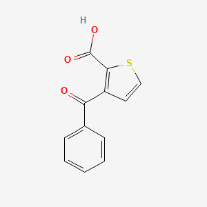 molecular formula C12H8O3S B1267301 3-Benzoyl-2-thiophenecarboxylic acid CAS No. 30006-03-2