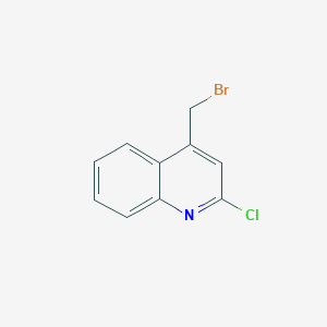 molecular formula C10H7BrClN B1267307 4-溴甲基-2-氯喹啉 CAS No. 137354-54-2