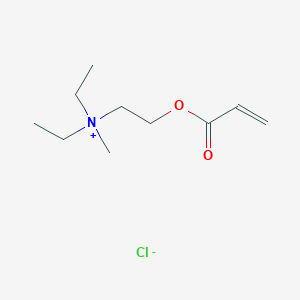 molecular formula C10H20ClNO2 B12673073 Diethylmethyl(2-((1-oxoallyl)oxy)ethyl)ammonium chloride CAS No. 65895-95-6
