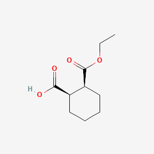 molecular formula C10H16O4 B12673091 Ethyl hydrogen (1)-cis-cyclohexane-1,2-dicarboxylate CAS No. 76756-35-9