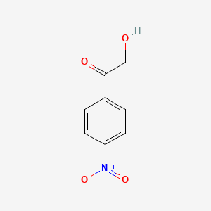 molecular formula C8H7NO4 B1267310 2-Hydroxy-1-(4-nitrophenyl)ethanone CAS No. 64611-67-2
