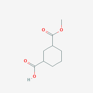 molecular formula C9H14O4 B1267311 3-(甲氧羰基)环己烷羧酸 CAS No. 25090-39-5