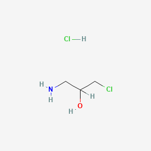 molecular formula C3H9Cl2NO B1267313 1-Amino-3-chloropropan-2-ol hydrochloride CAS No. 34839-12-8