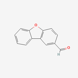 molecular formula C13H8O2 B1267318 Dibenzofuran-2-carboxaldehyde CAS No. 5397-82-0