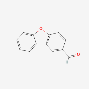 molecular formula C13H8O2 B1267318 Dibenzo[b,d]furan-2-carbaldehyde CAS No. 5397-82-0