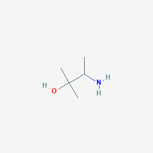 molecular formula C5H13NO B1267319 3-Amino-2-methylbutan-2-ol CAS No. 6291-17-4